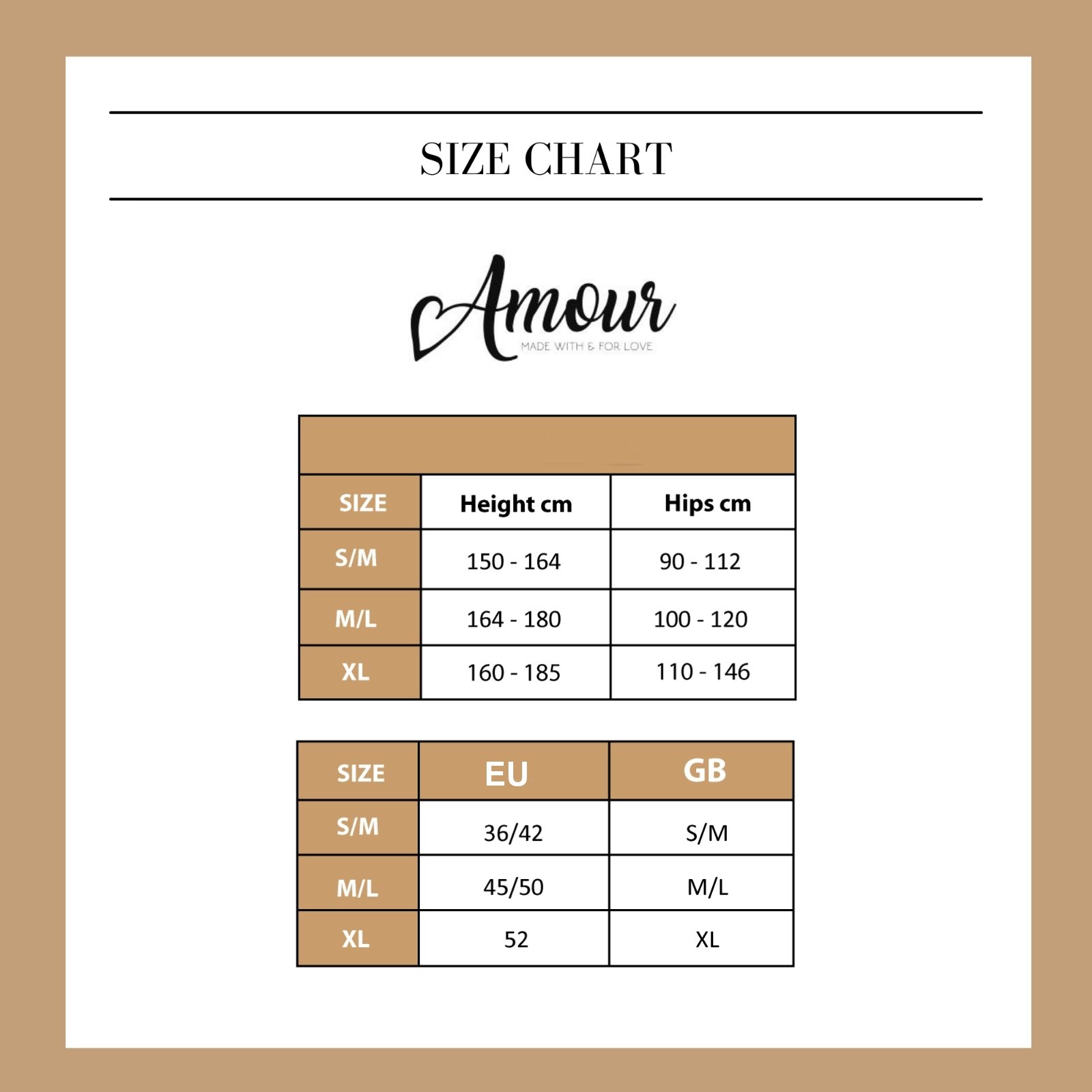 Amour Size (2)