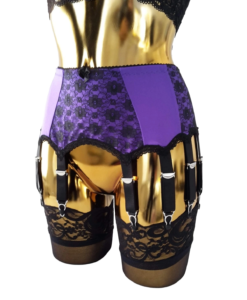 14 Strap Purple Suspender Belt 14 Strap Purple Suspender Belt