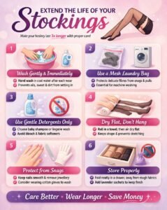 Extend the life of your stockings Extend the life of your stockings