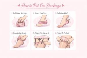How to put on stockings How to put on stockings