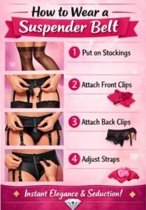 How to wear a Suspender Belt How to wear a Suspender Belt
