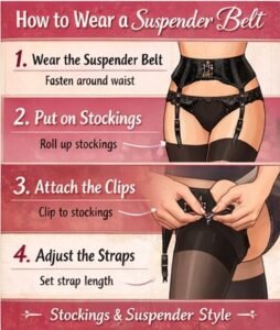 How to wear a Suspender Belt How to wear a Suspender Belt