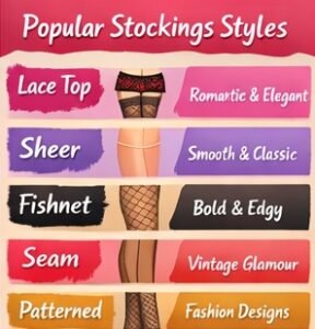 Popular Stockings styles Popular Stockings styles