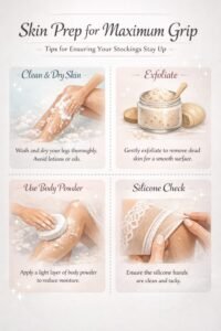 Skin Prep for bridal stockings Skin Prep for bridal stockings