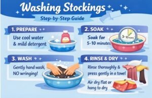 Washing Stockings Step Guide Washing Stockings Step Guide