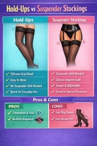 hold ups vs suspender stockings hold ups vs suspender stockings