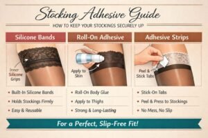stocking adhesive guide stocking adhesive guide